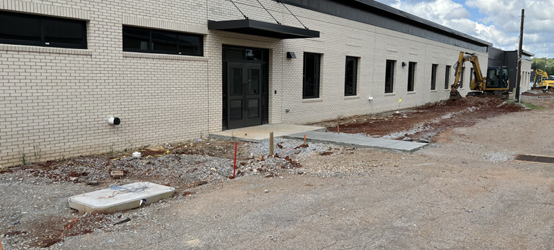 Exterior North Side of New Holy Family School